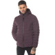 Space Puffer Jacket - Mulled Red